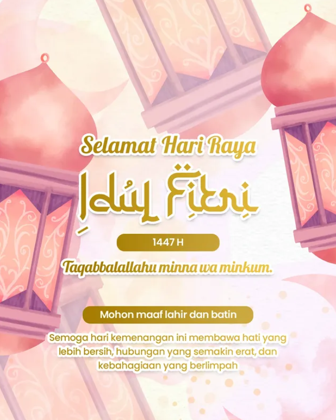 <p>Taqabbalallahu minna wa minkum. Mohon maaf lahi